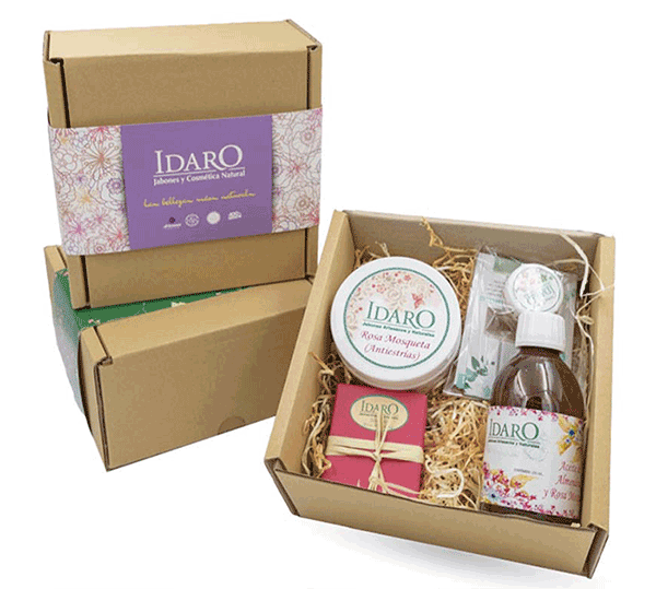 Cajas regalo con productos de cosmética