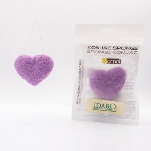 Esponja facial Konjac de lavanda